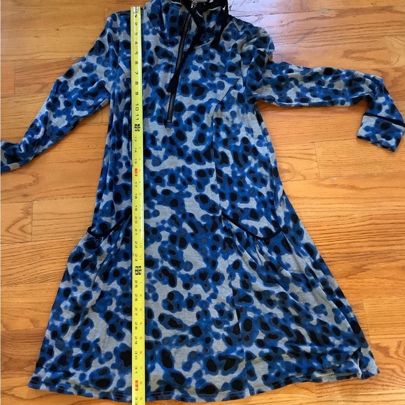 Pieces Kensie Dress Size Small Animal Print Pullover Long Sleeve Athleisure - Picture 7 of 12